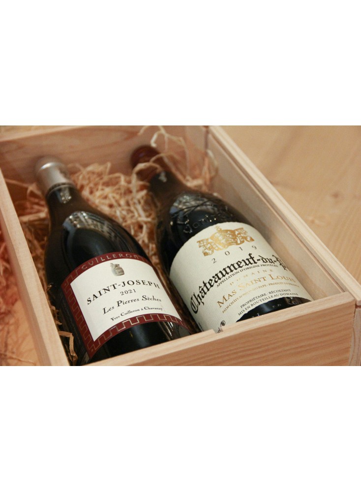 Coffret cadeau 2 bouteilles Rhône - Offrir et faire plaisir - Vins  Duvernay